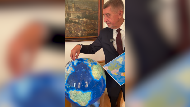 Babiš koupil glóbus a spustil obří vlnu. Zájem raketově vzrostl, sehnat se dá mnohem levněji