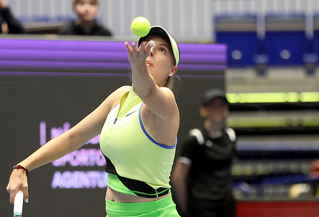 Čtvrtfinálový konec. Linda Fruhvirtová v Ostravě vypadla s Boulterovou