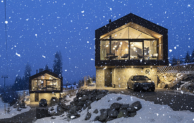 Dvojčata z Nízkých Tater nepřehlédnete. Tyto chalety vás nadchnou