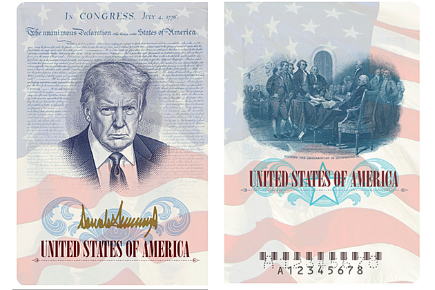 USA vydají k výročí nezávislosti pasy s Trumpem, žijící prezident tam bude poprvé