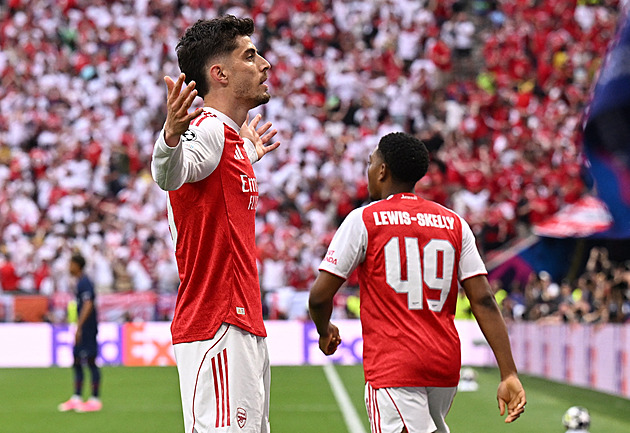 ONLINE: PSG - Arsenal 0:1, sražený odkop a Havertz po úniku otevírá skóre