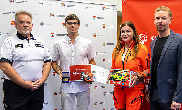 Po záchraně muže s amputovanou rukou jsem týden nespal, přiznal oceněný hrdina