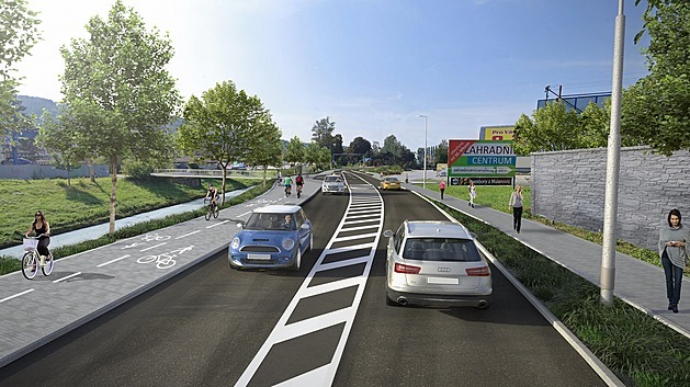 Zlínská radnice žádá o povolení na Prštenskou příčku, uleví dopravě v centru